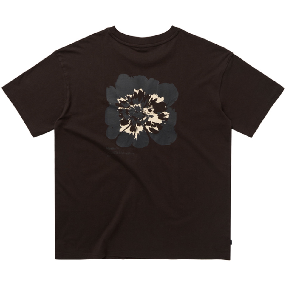 2026 Mystic M&auml;nner Heartsease Kurzarm-T-Shirt 35105.260340 - Black